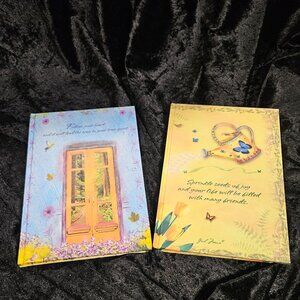 2 Journals by Gail Marie and Leap Year Publishing - Blue Cover and Yellow Cover